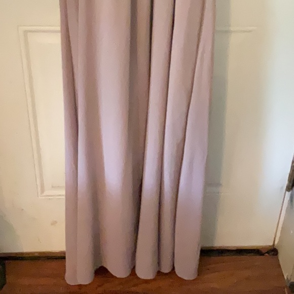 Lulu’s Aiir of Romance Taupe Halter A Line Maxi Dress - Picture 12 of 13
